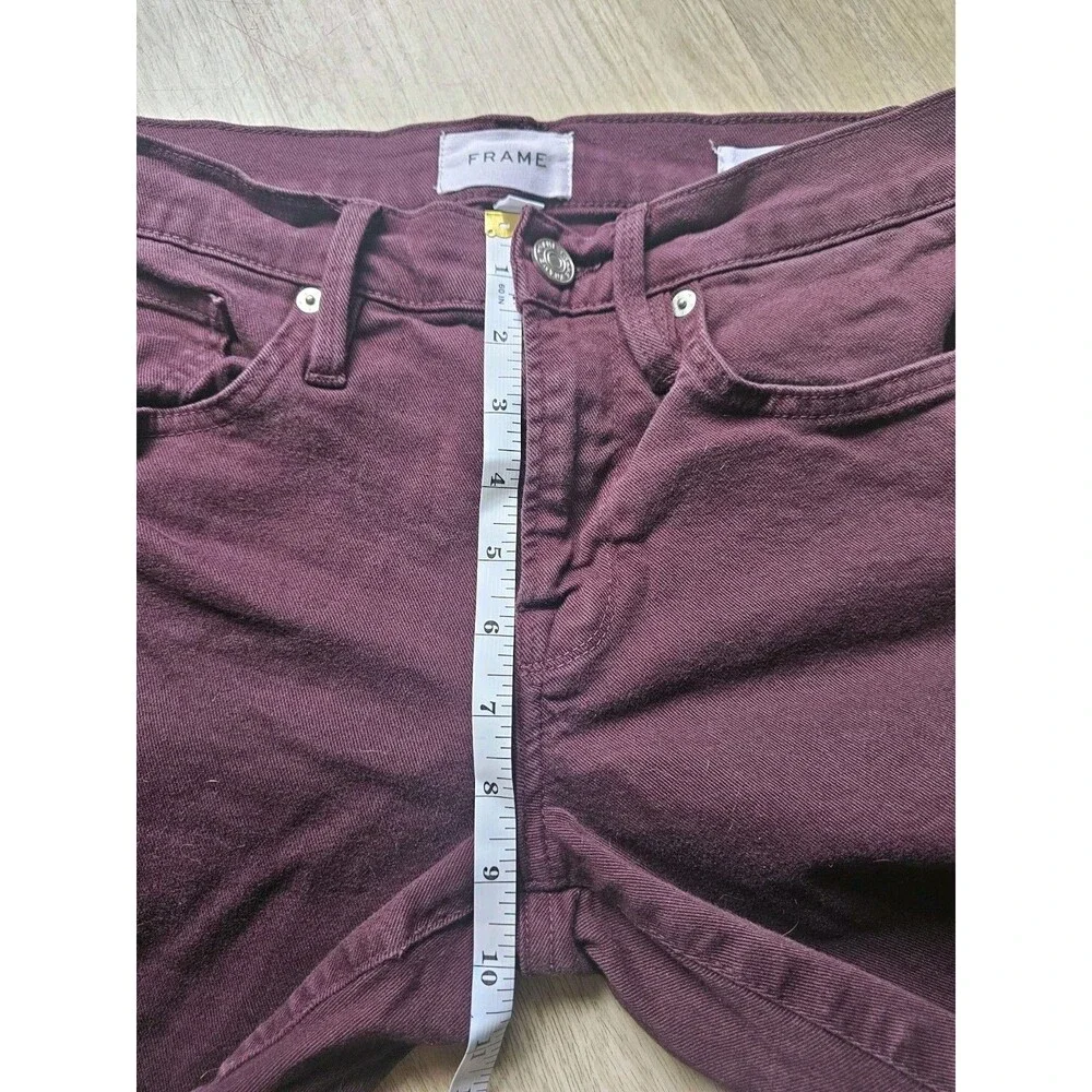 Frame Men's L'Homme Slim Burgundy Jean Size 29